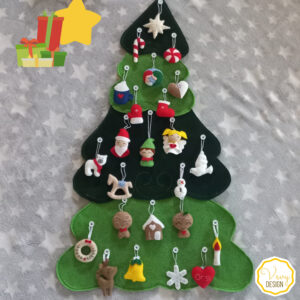 Fenyőfás adventi naptár