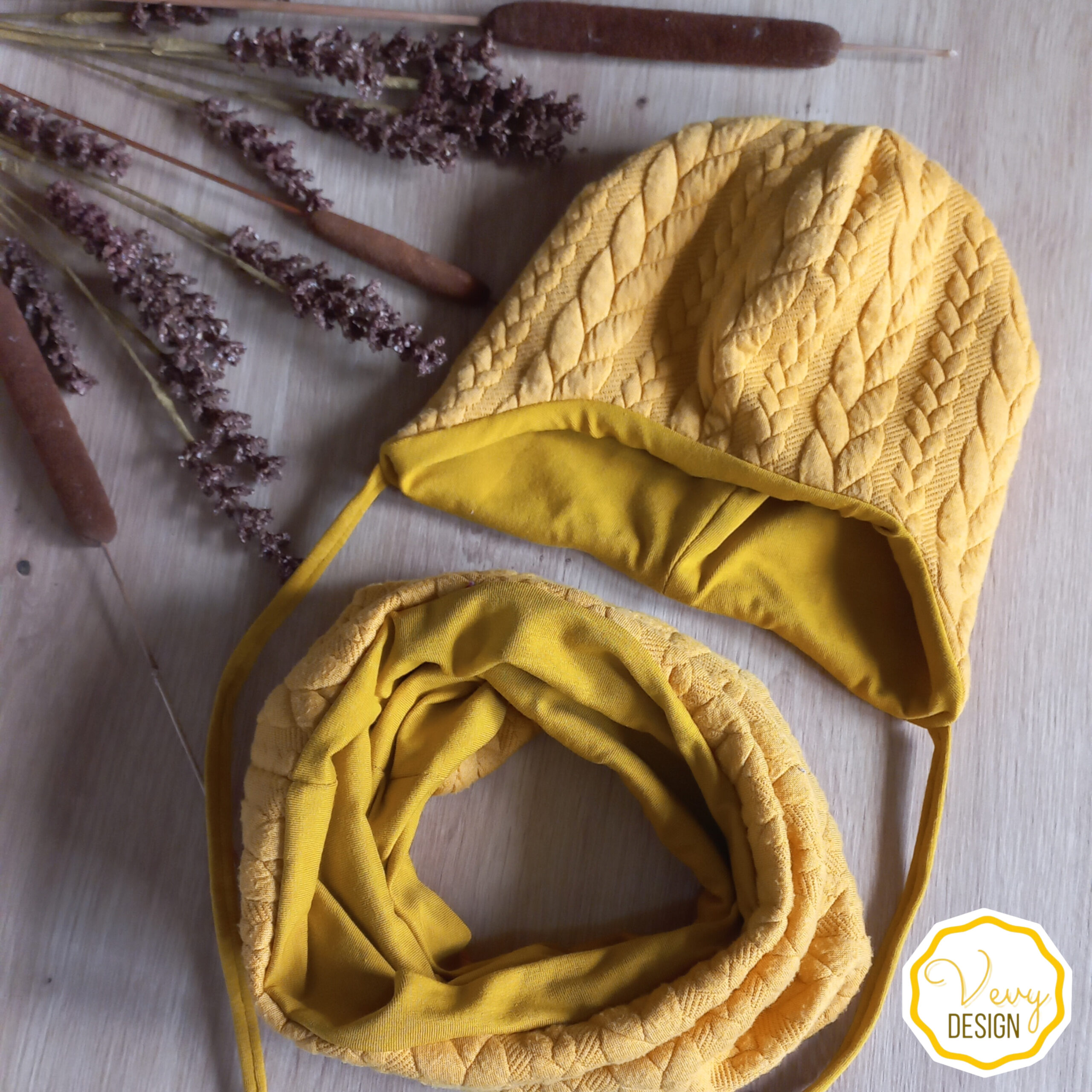 Téli megkötős gyerek sapka, babasapka - Image 5