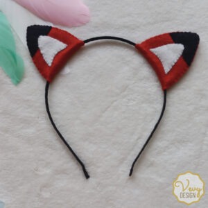 Róka füles fejpánt